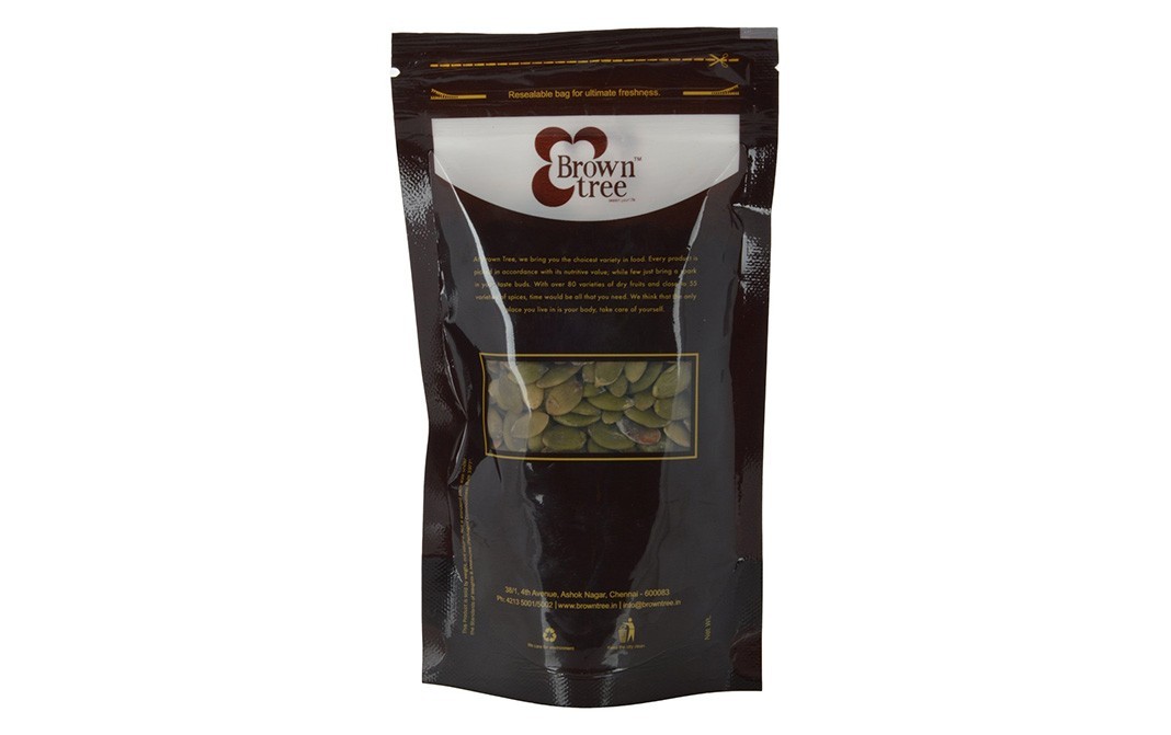Brown Tree Pumpkin Seeds Plain    Pack  100 grams
